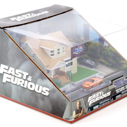 Jada Toys Nano Scene Fast & Furious DomÂ´s House Diorama with Supra & Charger