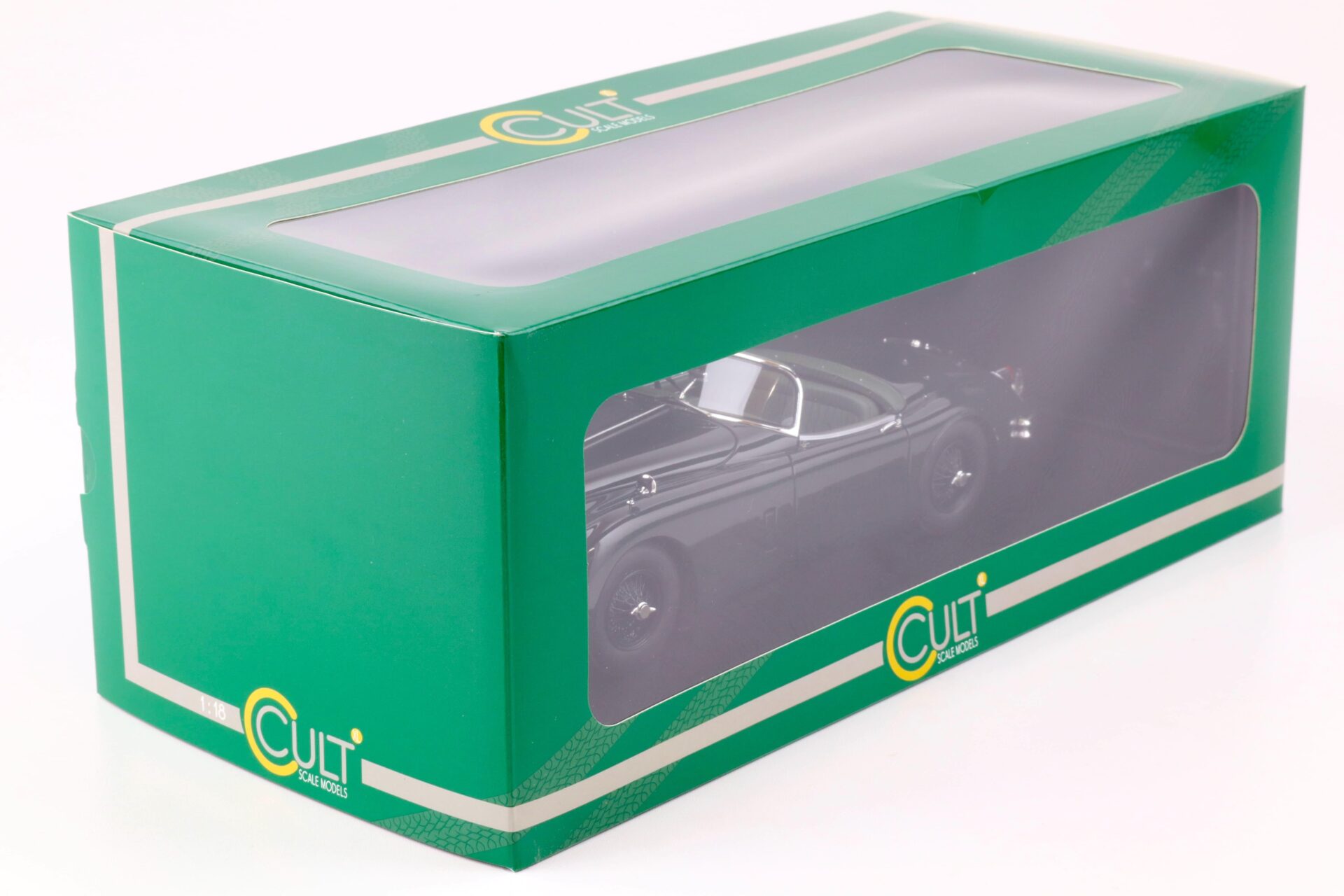 1:18 Cult Scale Jaguar XK150 OTS Roadster 1958 dark green CML030-1