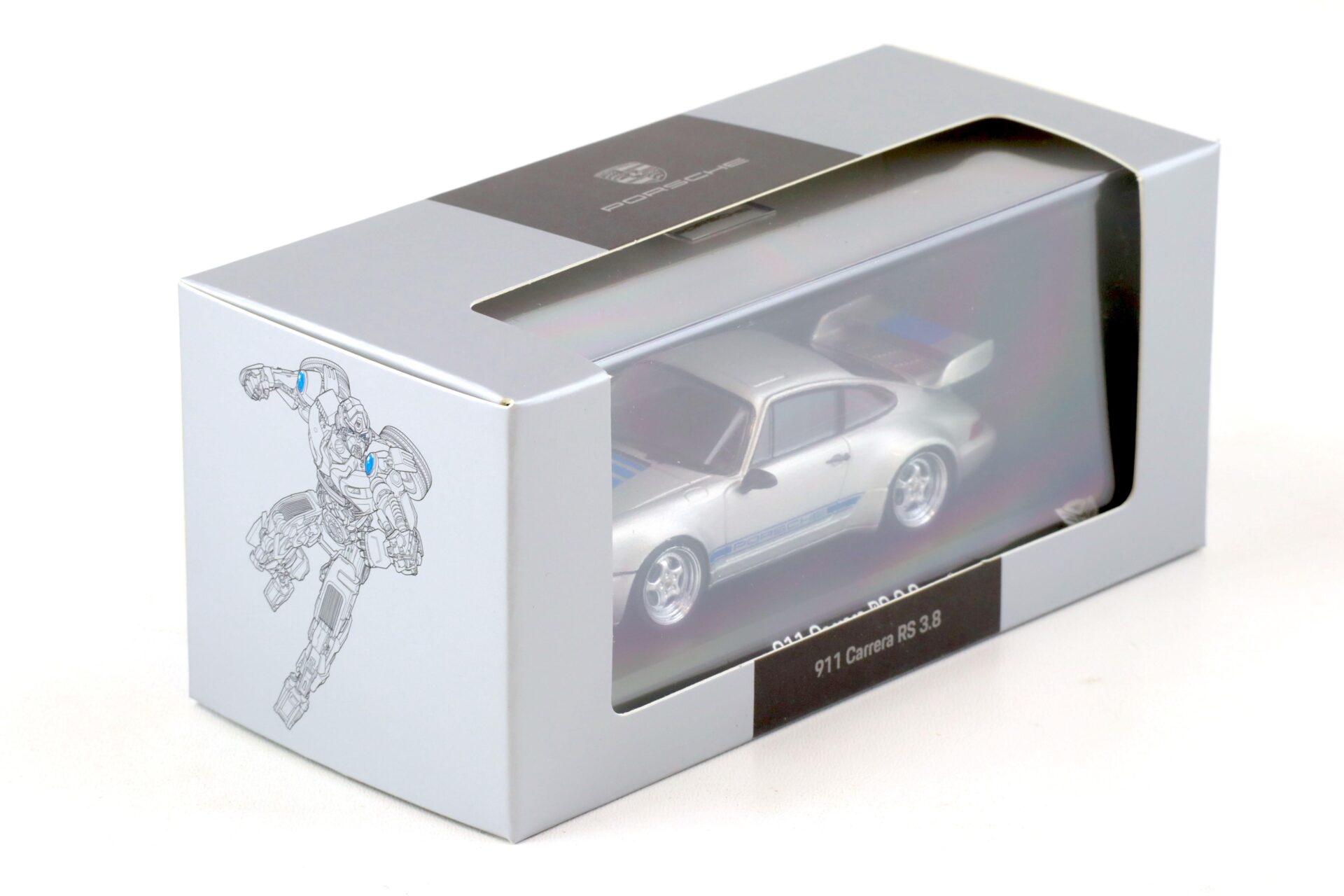 1:43 Spark Porsche 911 964 Carrera RS 3.8 Mirage Transformers silver WAP DEALER