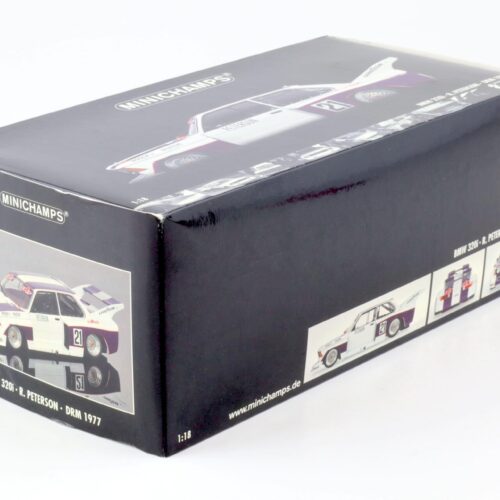 1:18 Minichamps BMW 320i Team Hat R.Peterson #21 DRM 1977
