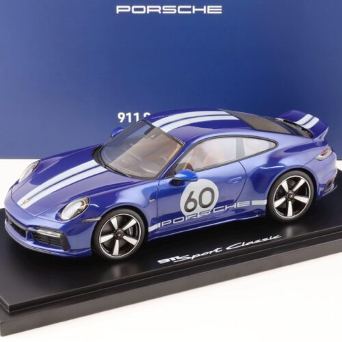 1:18 Spark Porsche 911 (992) Sport Classic gentian blue metallic 2022 WAP DEALER