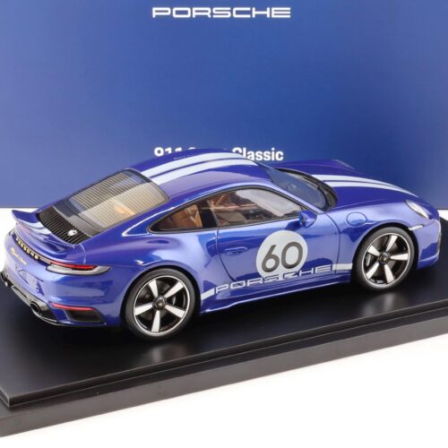 1:18 Spark Porsche 911 (992) Sport Classic gentian blue metallic 2022 WAP DEALER