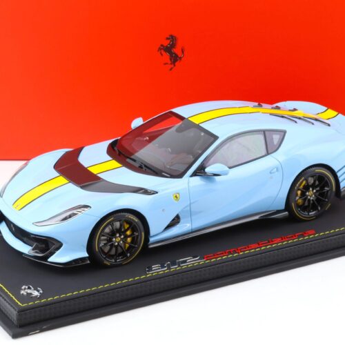 1:18 BBR Ferrari 812 Competizione Gloss Azzurro La Plata blue - Limited 23 pcs.