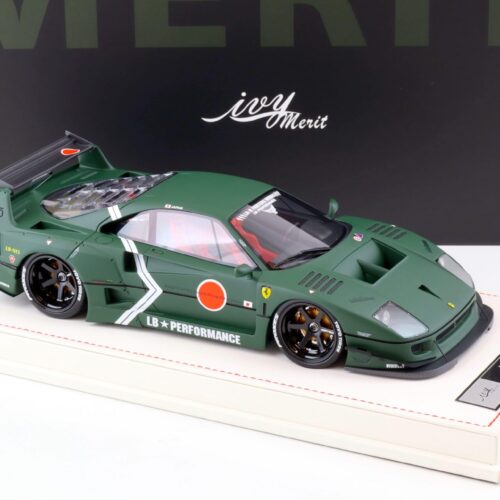 1:18 Ivy Model Merit Ferrari F40 LB Works LBWK Fighter green - Limited 69 pcs.
