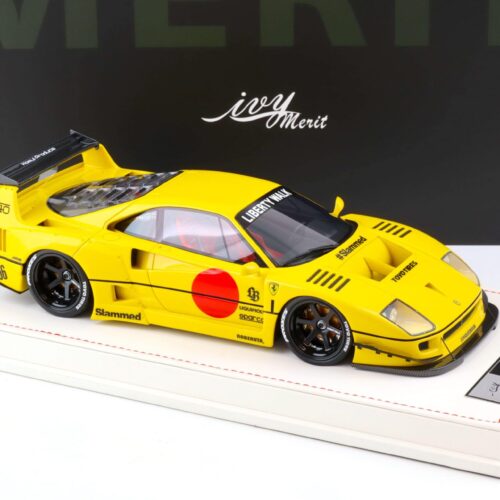 1:18 Ivy Model Merit Ferrari F40 LB Works LBWK Modena yellow - Limited 69 pcs.