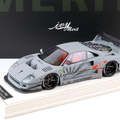 1:18 Ivy Model Merit Ferrari F40 LB Works LBWK Fighter grey - Limited 69 pcs.