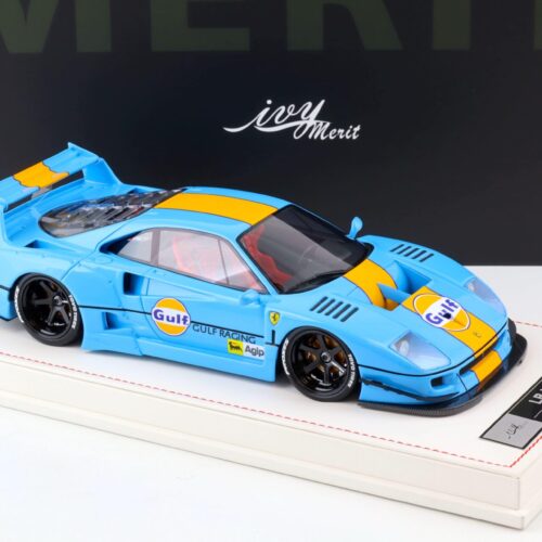 1:18 Ivy Model Merit Ferrari F40 LB Works LBWK Gulf blue - Limited 69 pcs.