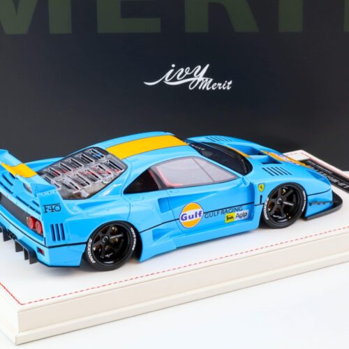 1:18 Ivy Model Merit Ferrari F40 LB Works LBWK Gulf blue - Limited 69 pcs.