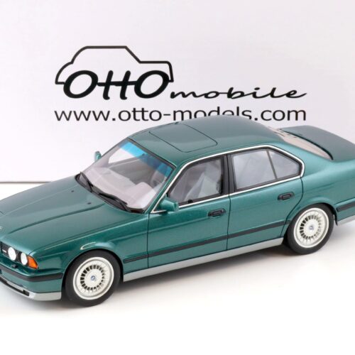 1:18 OTTO mobile OT968 BMW M5 E34 Limousine Cecotto Edition green metallic