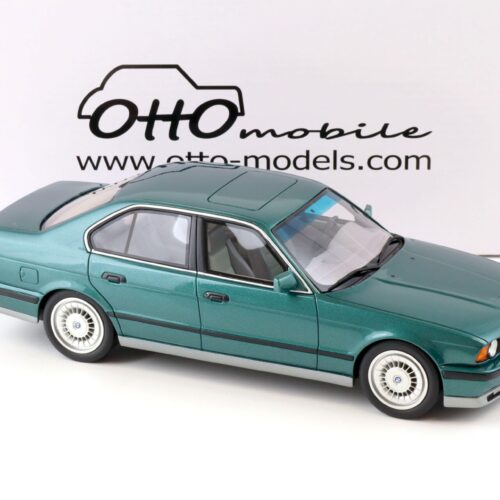 1:18 OTTO mobile OT968 BMW M5 E34 Limousine Cecotto Edition green metallic
