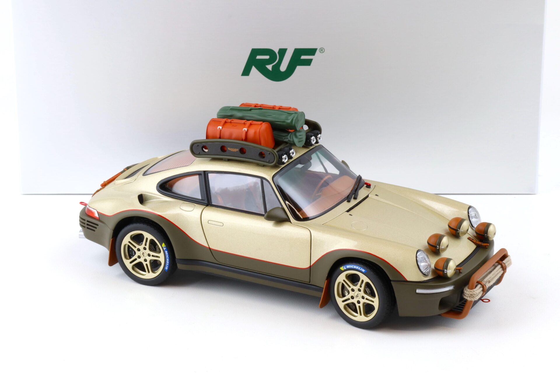 1:18 Almost Real Porsche 911 Ruf Rodeo Prototype 2020 Sand gold metallic
