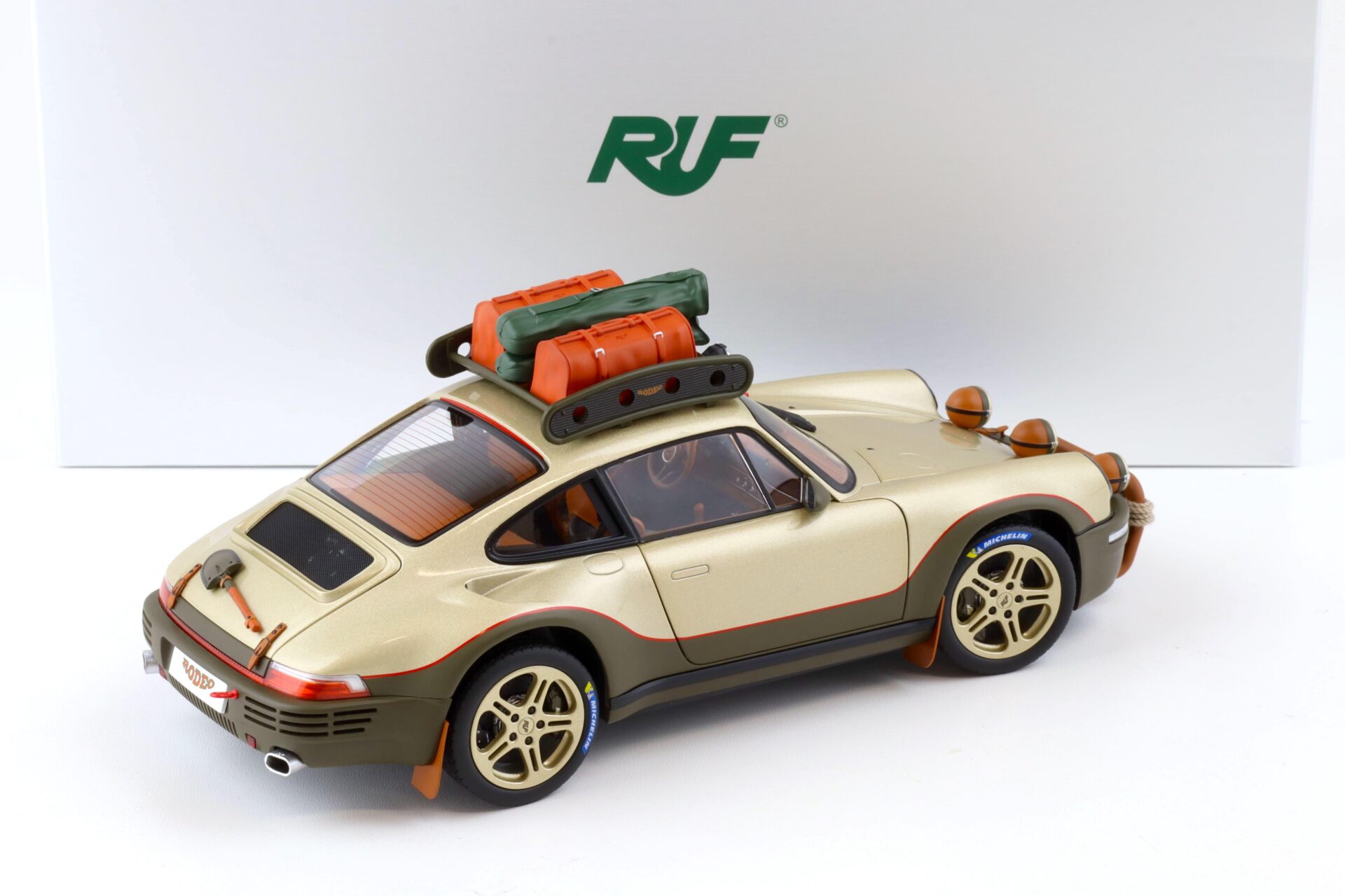 1:18 Almost Real Porsche 911 Ruf Rodeo Prototype 2020 Sand gold metallic