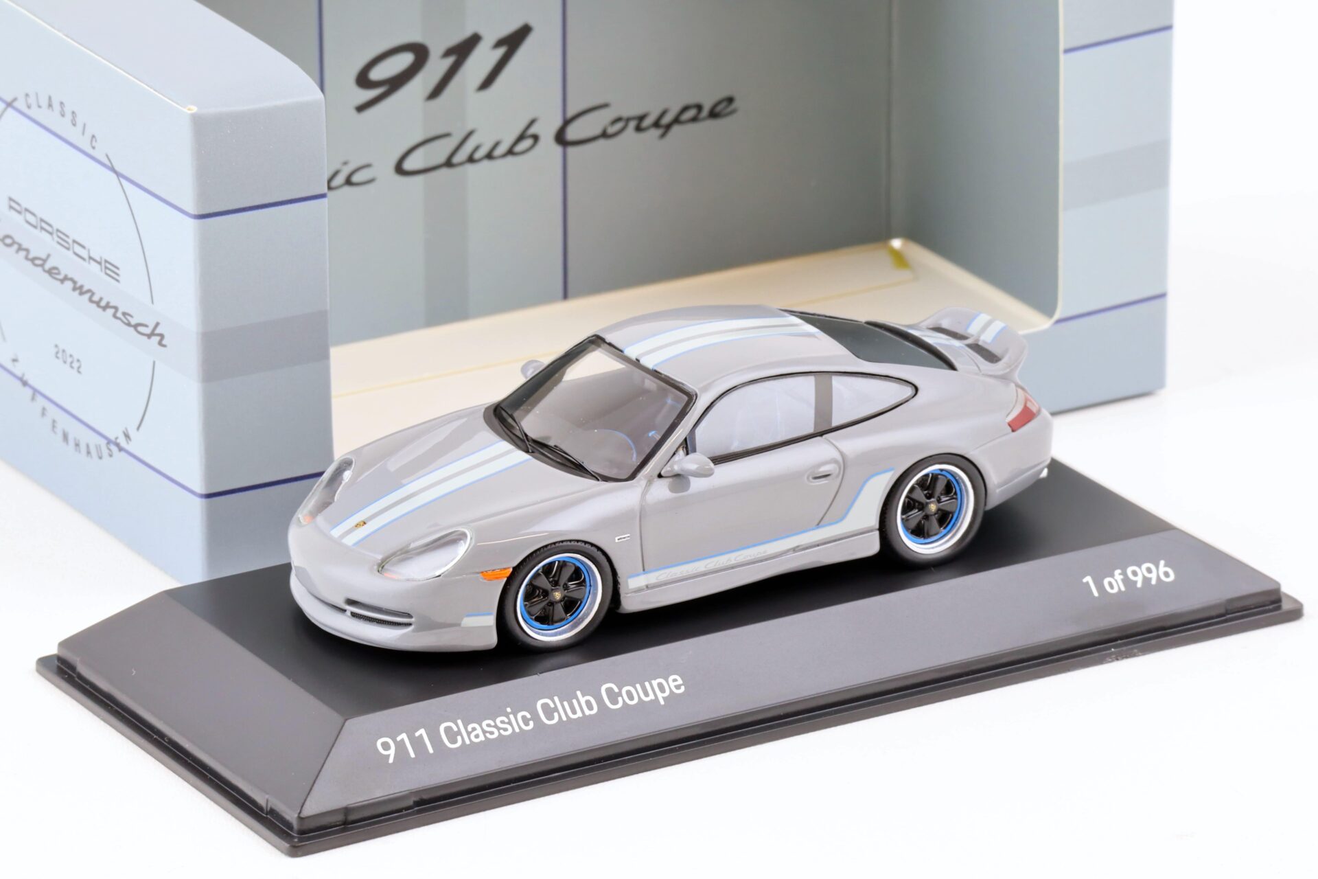 ID 78253 orig.jpg 1:43 Spark Porsche 911 (996) Classic Club Coupe Sonderwunsch grey MAP DEALER