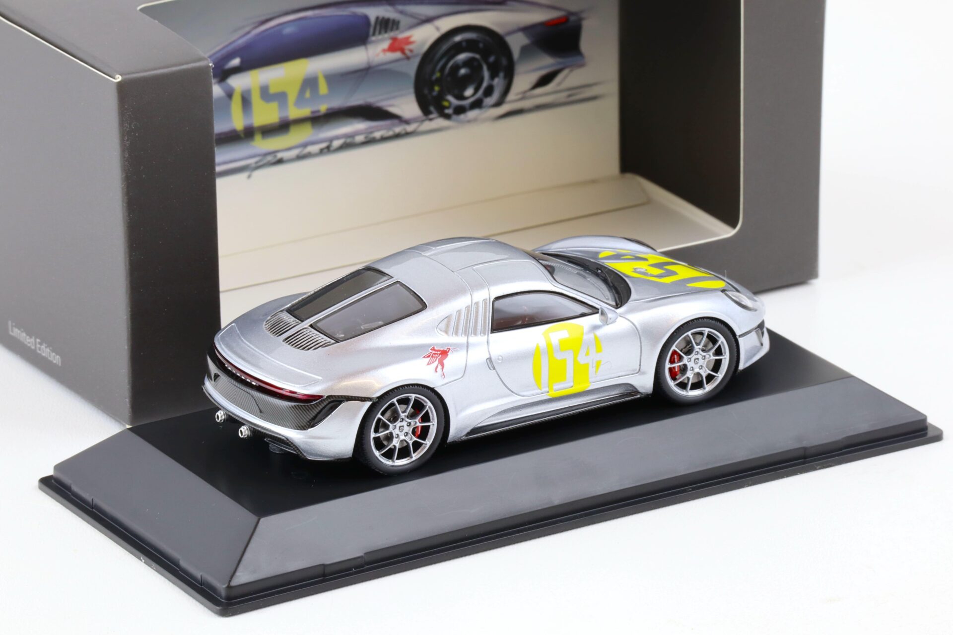 1:43 Spark Porsche Le Mans Living Legend #154 silver WAP DEALER