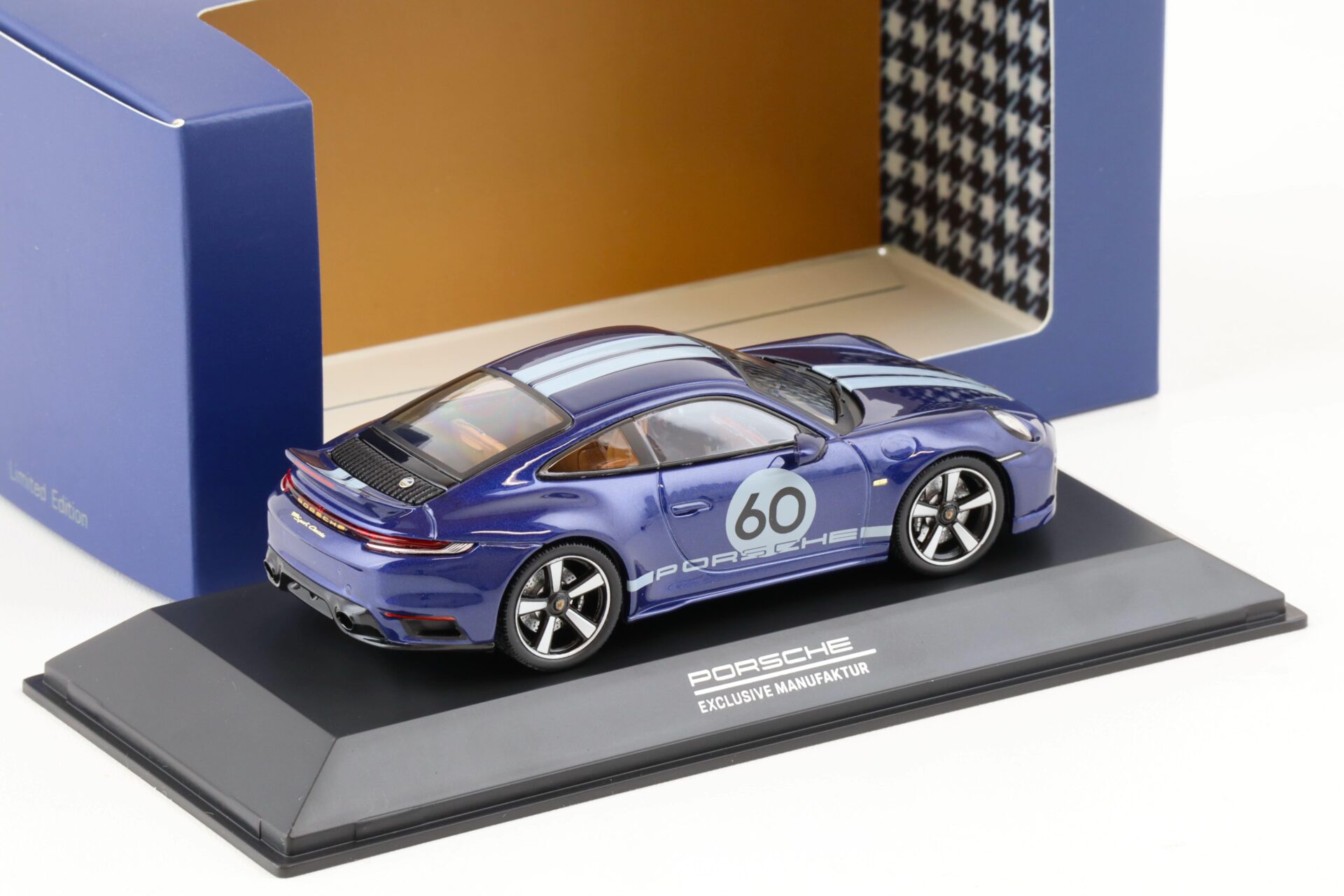 1:43 Spark Porsche 911 (992) Sport Classic Coupe 2022 Gentian blue WAP DEALER