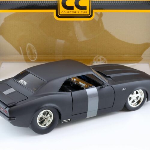 1:18 JADA Toys 1968 Chevrolet Camaro Collectors Club matt black