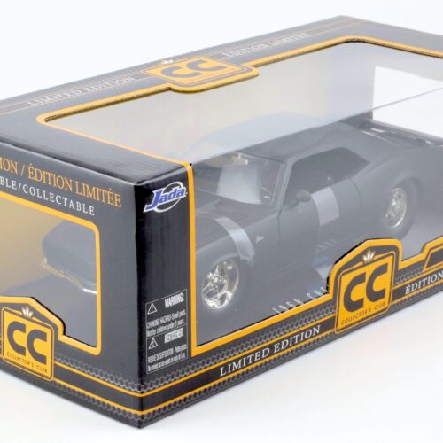 1:18 JADA Toys 1968 Chevrolet Camaro Collectors Club matt black