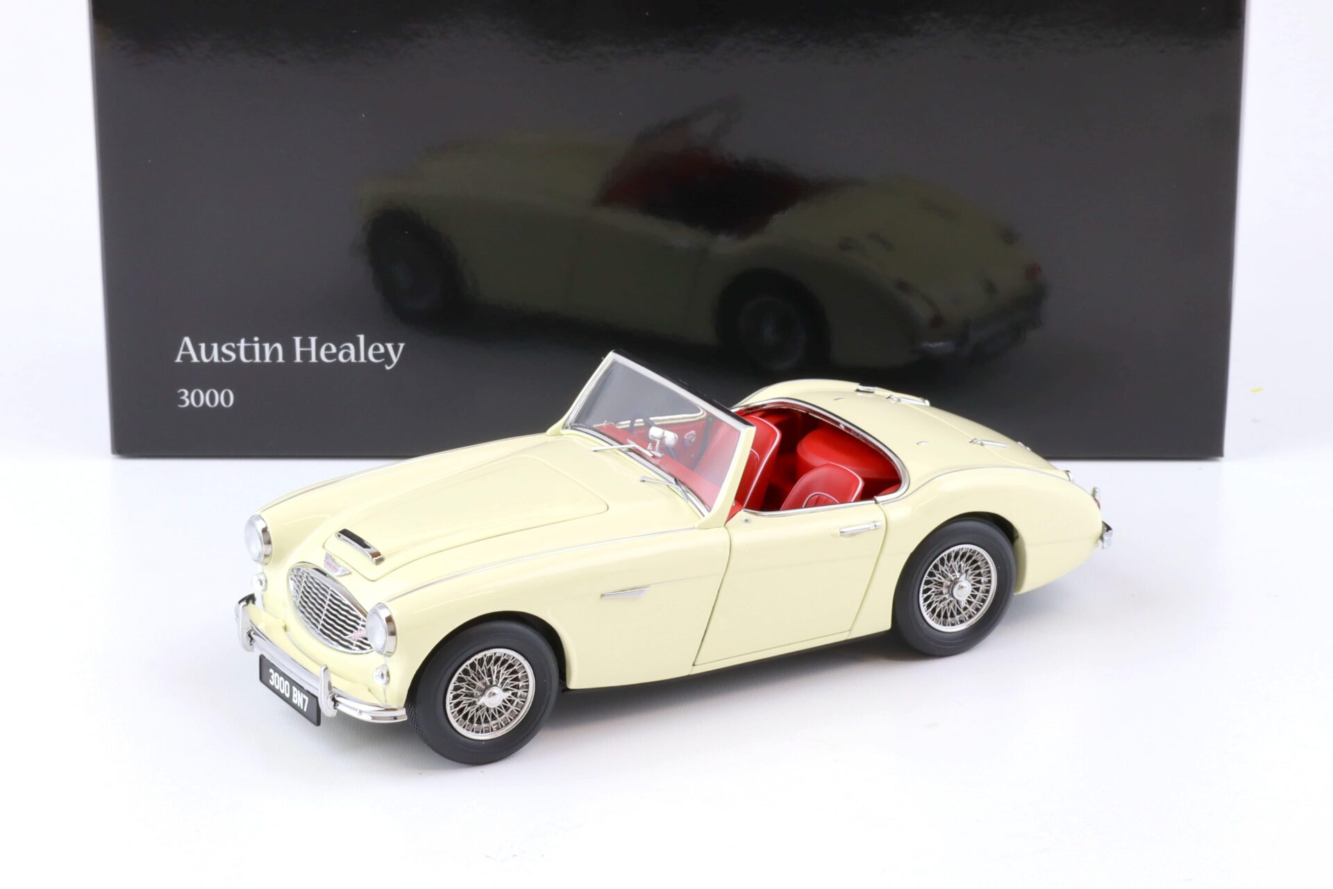 1:18 Kyosho Austin Healey 3000 MK-1 (BN7) Roadster English white 1960