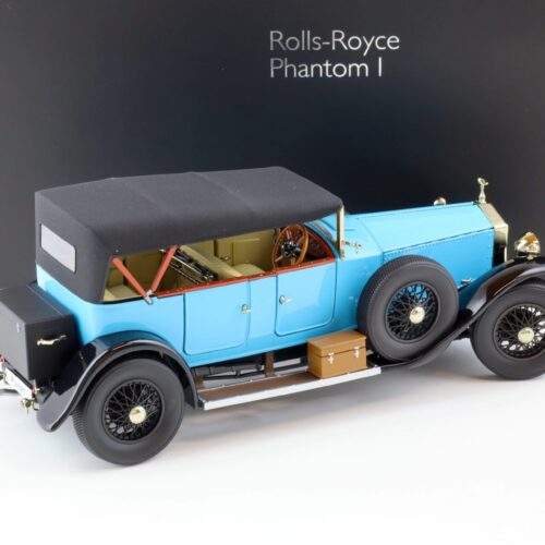 1:18 Kyosho Rolls Royce Phantom I Convertible 1926 light blue Die-Cast