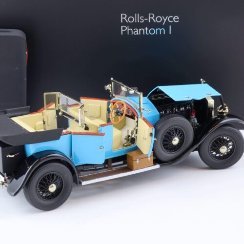 1:18 Kyosho Rolls Royce Phantom I Convertible 1926 light blue Die-Cast