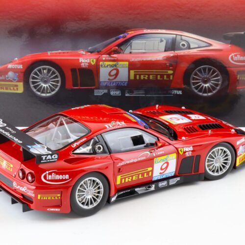 1:18 Kyosho Ferrari 575 GTC Team J.M.B Estoril 2003 #9 red Die-Cast