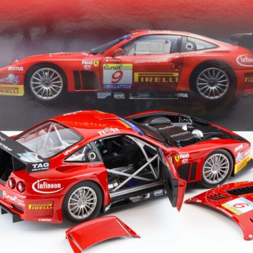 1:18 Kyosho Ferrari 575 GTC Team J.M.B Estoril 2003 #9 red Die-Cast