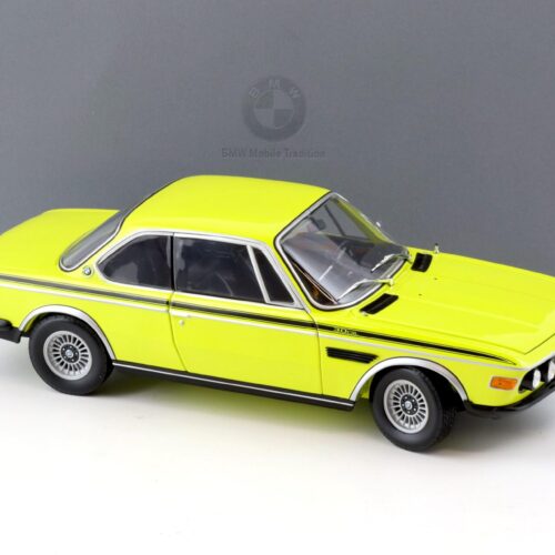 1:18 Minichamps BMW 3.0 CSL Coupe yellow 1971 DEALER VERSION