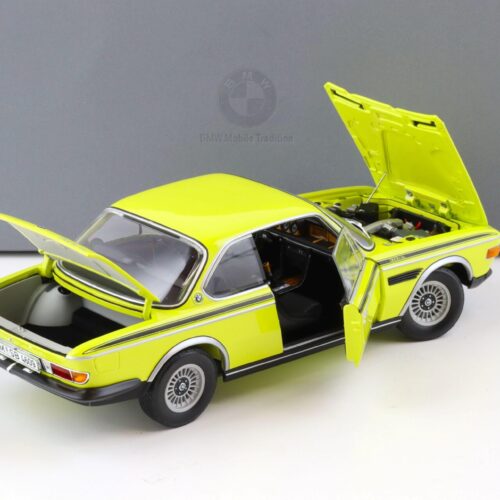 1:18 Minichamps BMW 3.0 CSL Coupe yellow 1971 DEALER VERSION