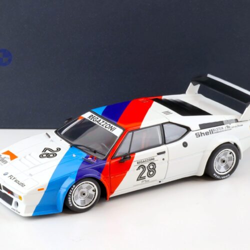 1:18 Minichamps BMW M1 Procar Clay Regazzoni #28 white/ blue/ red DEALER VERSION