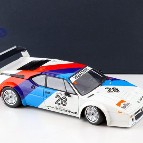 1:18 Minichamps BMW M1 Procar Clay Regazzoni #28 white/ blue/ red DEALER VERSION