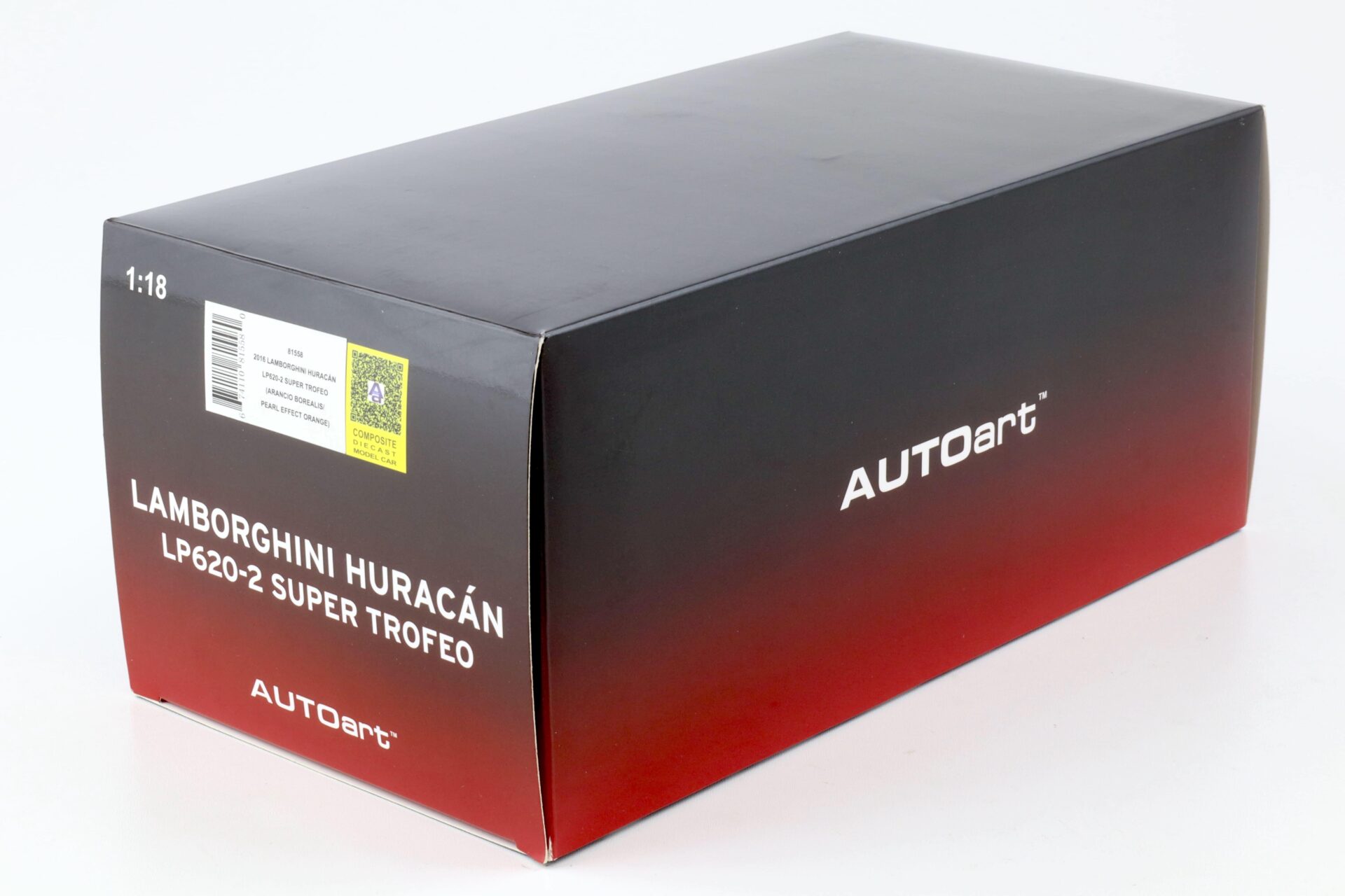 1:18 AUTOart Lamborghini Huracan LP620-2 Super Trofeo Arancio Borealis/ orange