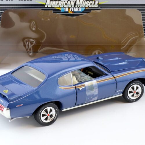 1:18 ERTL 1969 Pontiac GTO Coupe THE JUDGE blue metallic