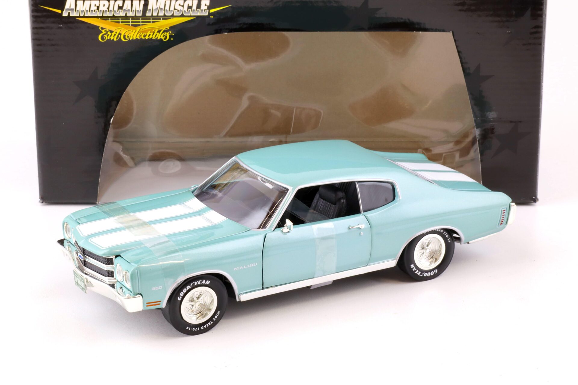 1:18 ERTL Elite 1970 Chevrolet Malibu 350 Coupe blue metallic