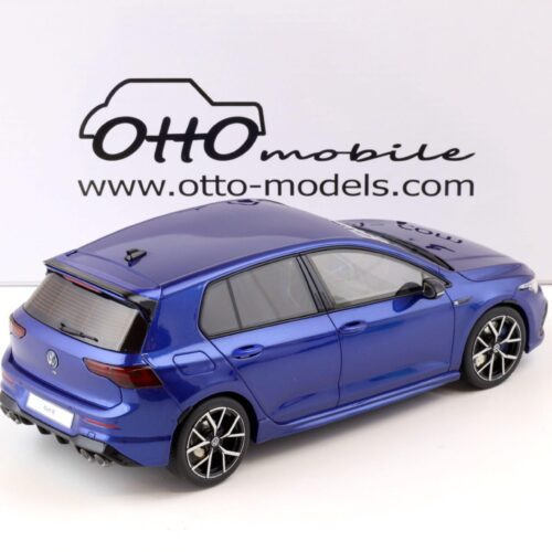 1:18 OTTO mobile OT413 VW Golf 8 R blue metallic 2021