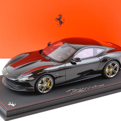 1:18 BBR Ferrari Roma New Nero Daytona black with showcase - Limited 42 pcs.