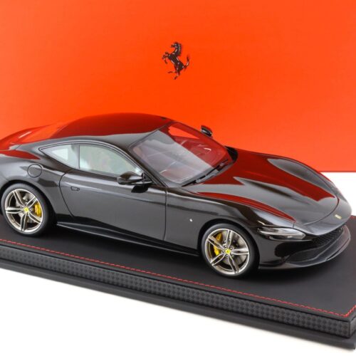 1:18 BBR Ferrari Roma New Nero Daytona black with showcase - Limited 42 pcs.