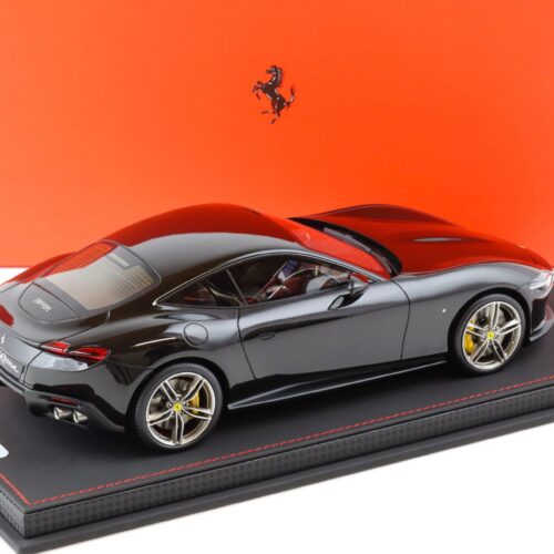 1:18 BBR Ferrari Roma New Nero Daytona black with showcase - Limited 42 pcs.