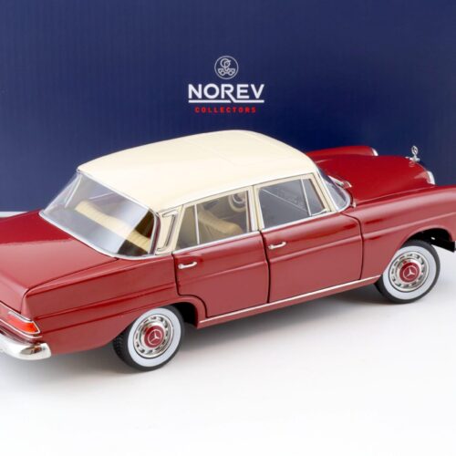 1:18 Norev Mercedes 200 W110 Sedan 1966 red/ beige 183706