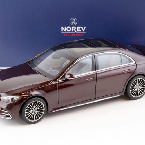 1:18 Norev Mercedes S-Klasse AMG-Line Limousine 2021 dark red metallic 183804