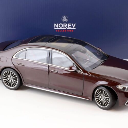 1:18 Norev Mercedes S-Klasse AMG-Line Limousine 2021 dark red metallic 183804