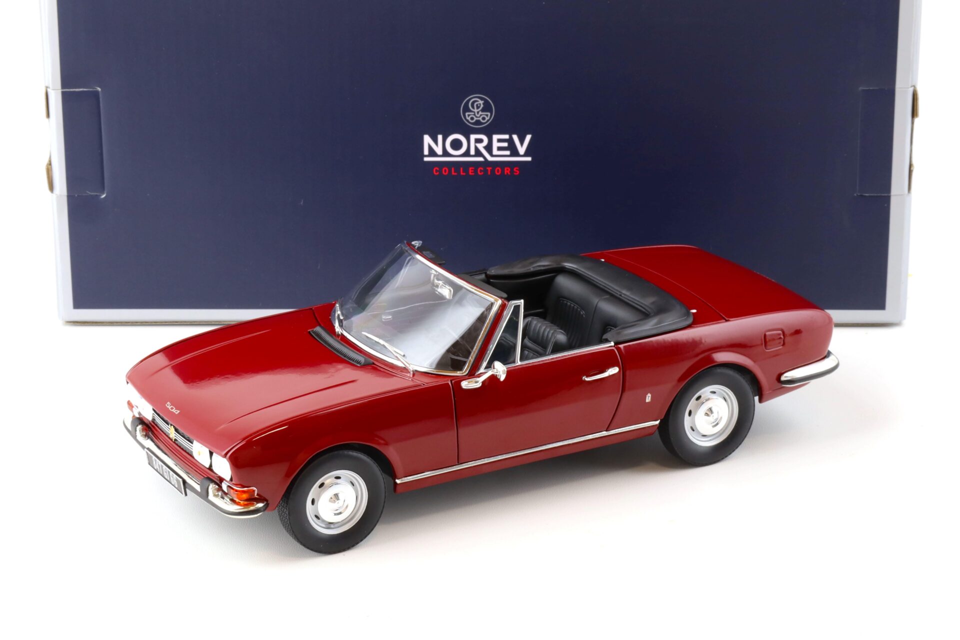 ID 79027 orig.jpg 1:18 Norev Peugeot 504 Cabriolet 1969 Andalou red 184818
