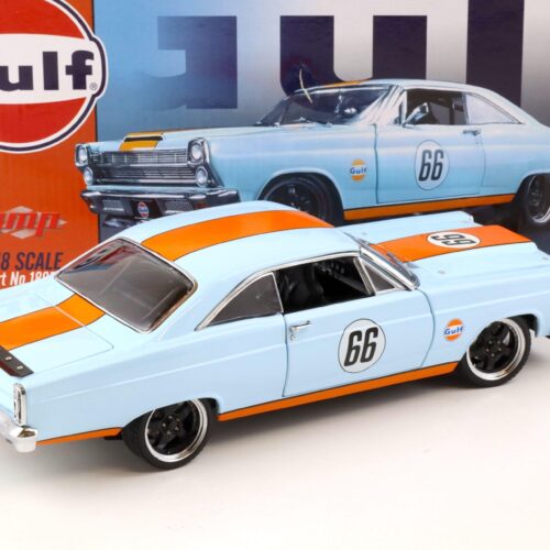 1:18 GMP 1967 Ford Fairlane Gulf Racing #66 blue/ orange 18858