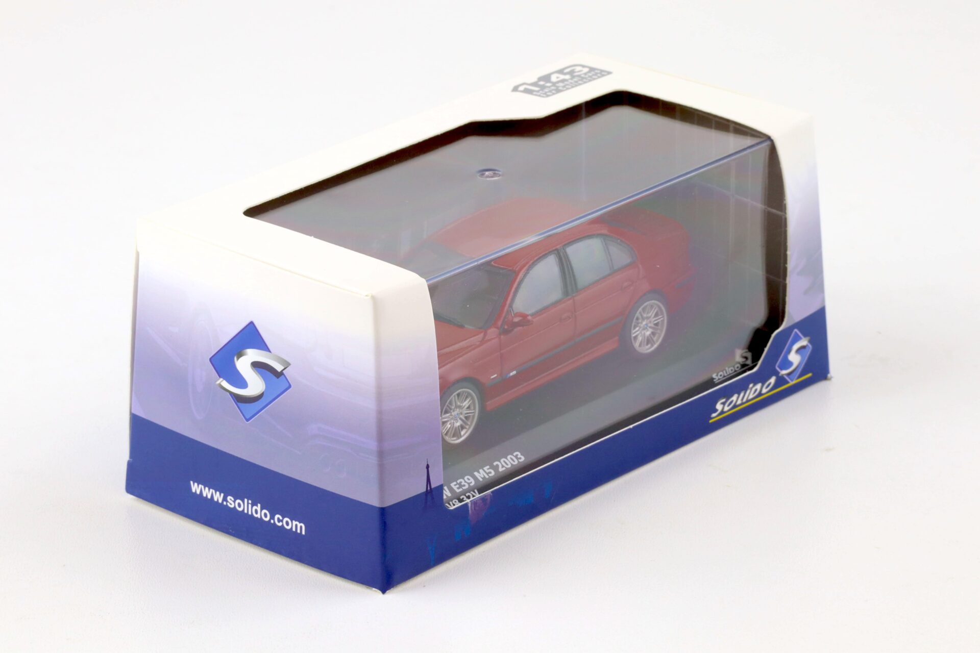 1:43 Solido BMW M5 (E39) Limousine 2003 Imola red