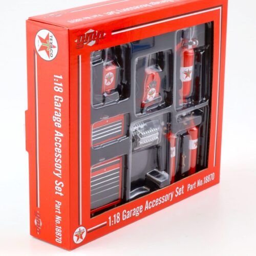 1:18 GMP TEXACO SHOP Tool Set #1 Diorama Zubehör red 18870