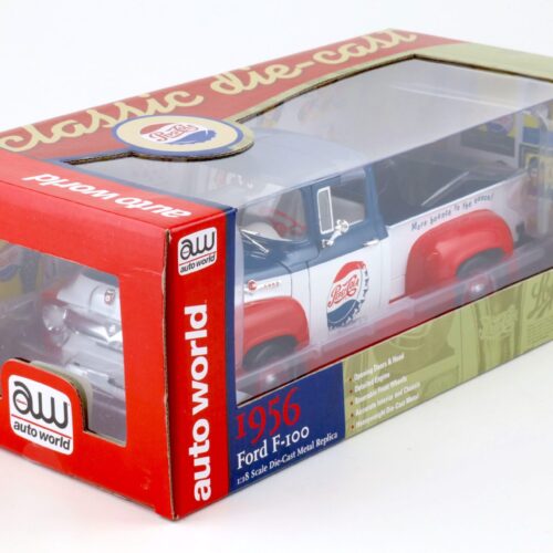 1:18 Auto World 1956 Ford F-100 Pick-Up PEPSI Cola blue/ white/ red