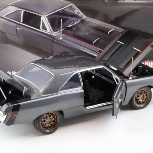 1:18 ACME 1970 Dodge Dart Bullseye Street Fighter grey metallic/ black