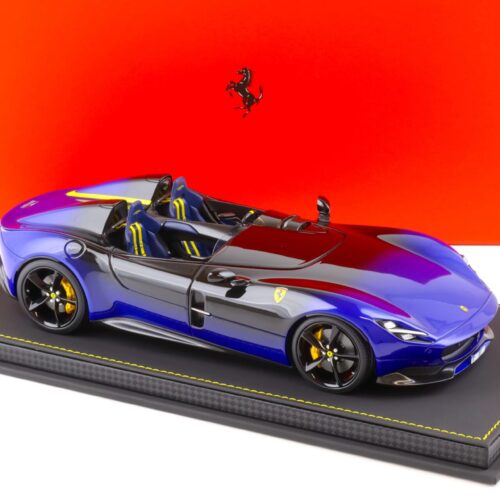 1:18 BBR Ferrari Monza SP2 Blu Vietry/ new black Daytona - Limited 100 pcs.