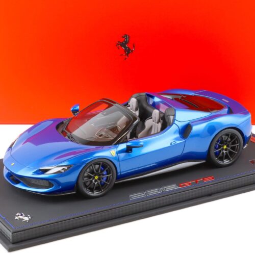1:18 BBR Ferrari 296 GTS Blu Corsa blue metallic - Limited 296 pcs.