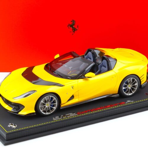 1:18 BBR Ferrari 812 Competizione Aperta Giallo Tristrato yellow metallic - Limited 200 pcs.