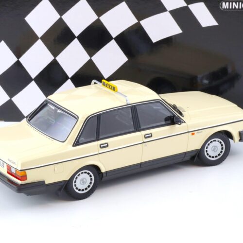 1:18 Minichamps Volvo 240 GL Limousine 1986 beige TAXI - Limited 300 pcs.